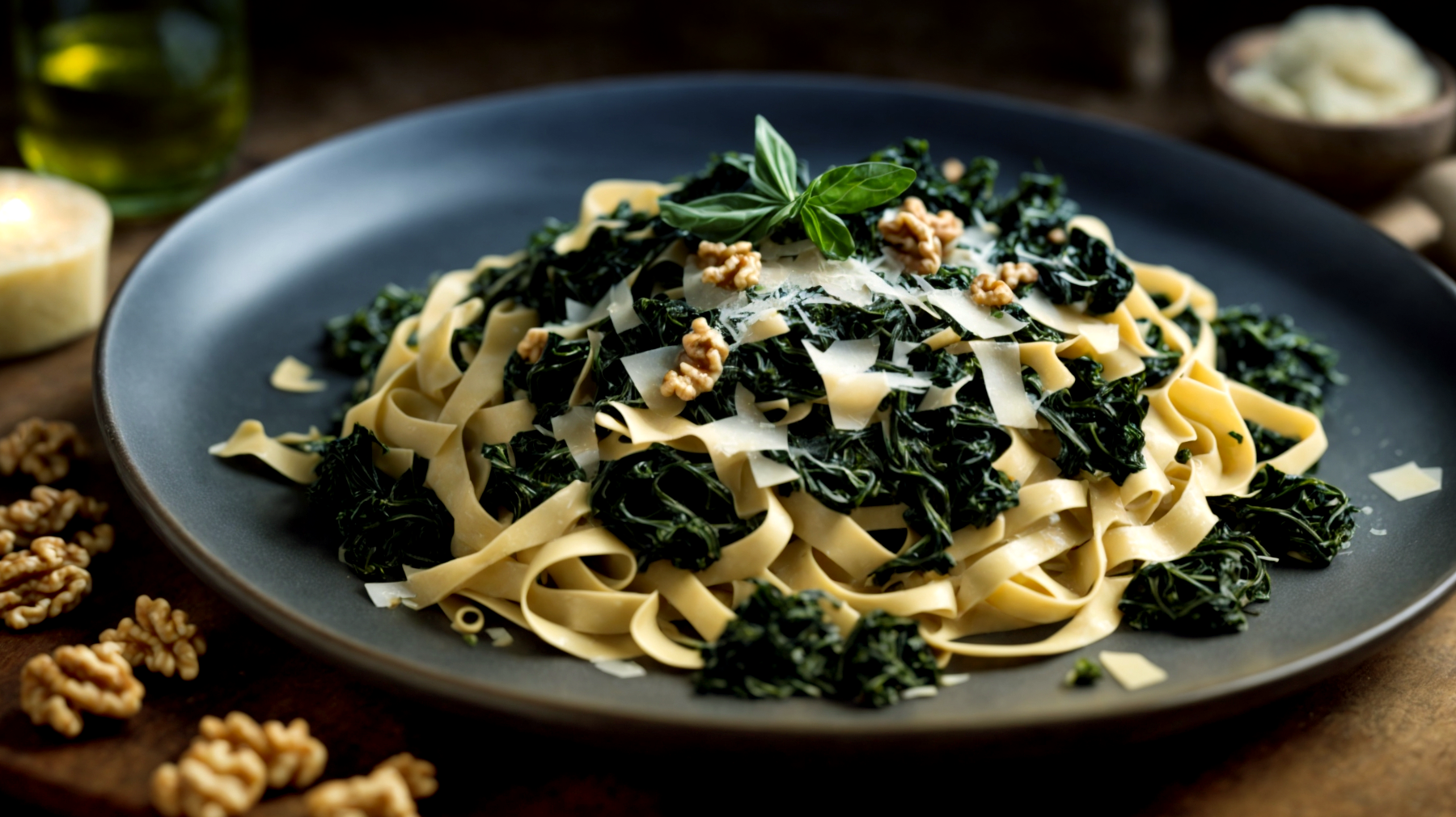 Tagliatelle pecorino cavolo nero"